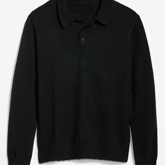 Old Navy Black-Jack Long-Sleeve Polo Pullover Sweater Men Essentials Sz L NWT - Picture 13 of 13